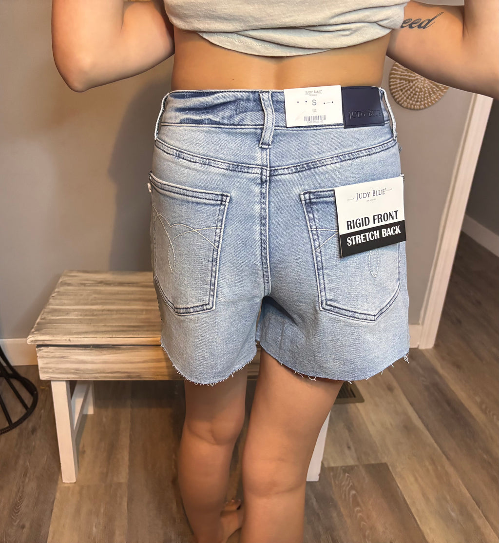 Judy Blue Rigid Front Stretch Back Shorts